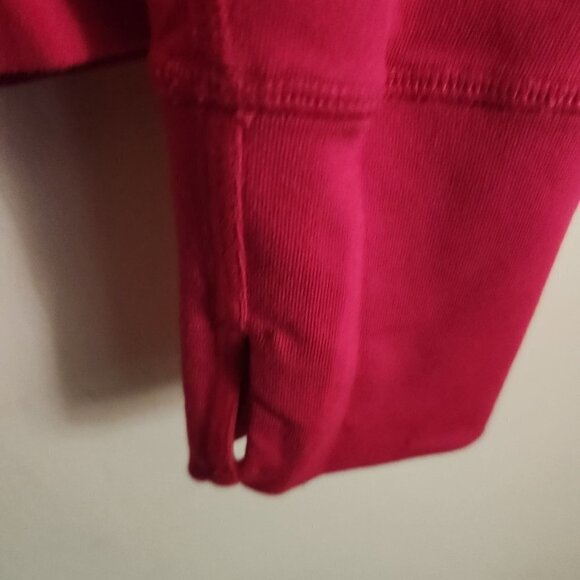 Zella Full Zip Athletic Mock Neck Deep Pink Jacket Size M - Picture 3 of 5